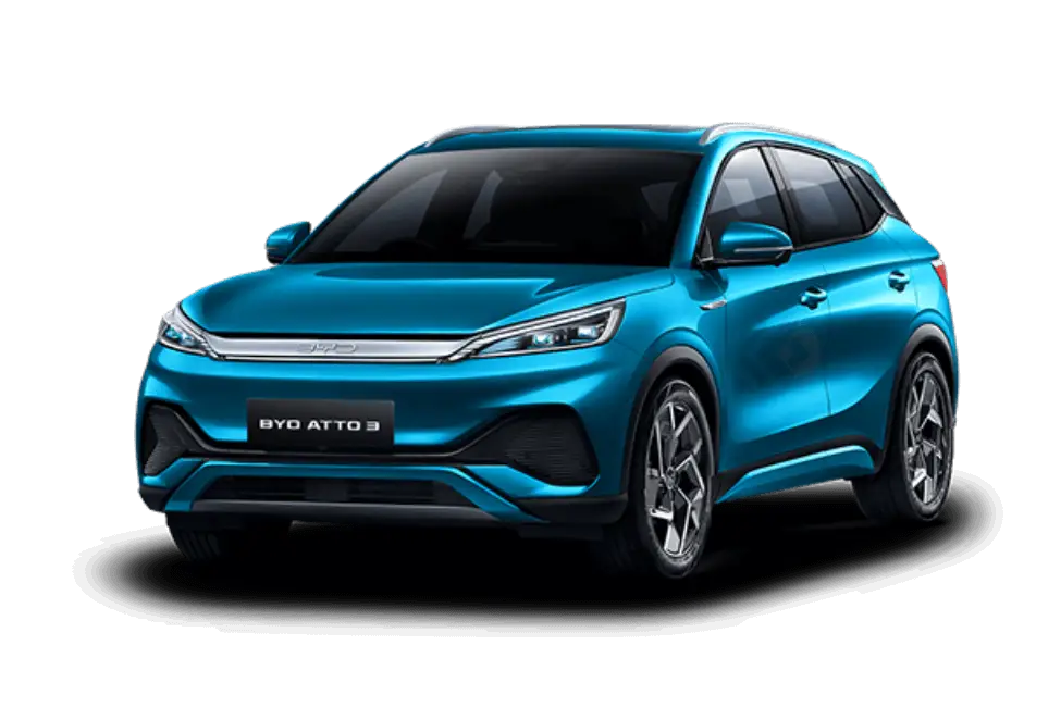 BYD Atto 3 warna Surf Blue