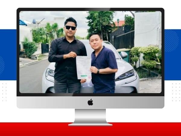 Serah terima unit mobil BYD — Pak Rahmat